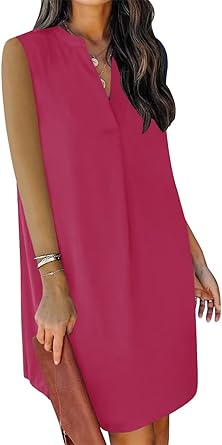 2025 Summer Dresses for Women Sleeveless Beach Floral Tshirt Sundress Casual Tank Dress S-2XL