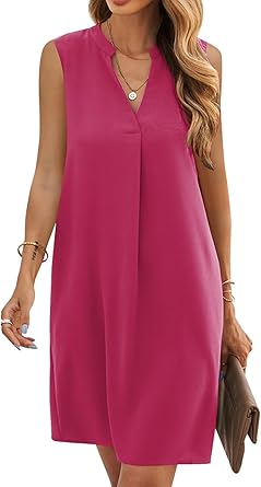 2025 Summer Dresses for Women Sleeveless Beach Floral Tshirt Sundress Casual Tank Dress S-2XL
