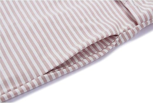 Womens 2025 Summer Sleeveless Striped T Shirt Dress Casual Crew Neck Tie Waist Mini Dresses